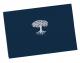 Landscape Memory Book Stamped with Tree in Silver Foil