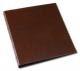 Medium Brown Bonded Leather Presentation Binder