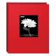 Fabric Frame Front 5x7 Photo Album - Red