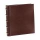 Brown Library Bound 5x7 Bonded Leather Photo Album