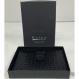 Raika Leather Brag Book in Black Braided Leather