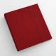 Red Silk Covered 8.5 x 11 3-Ring Binder