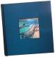 Blue Silk Fabric Photo Album