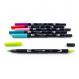 Tombow Tropical Dual Brush Markers - 6 pack