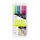 Tombow Tropical Dual Brush Markers - 6 pack